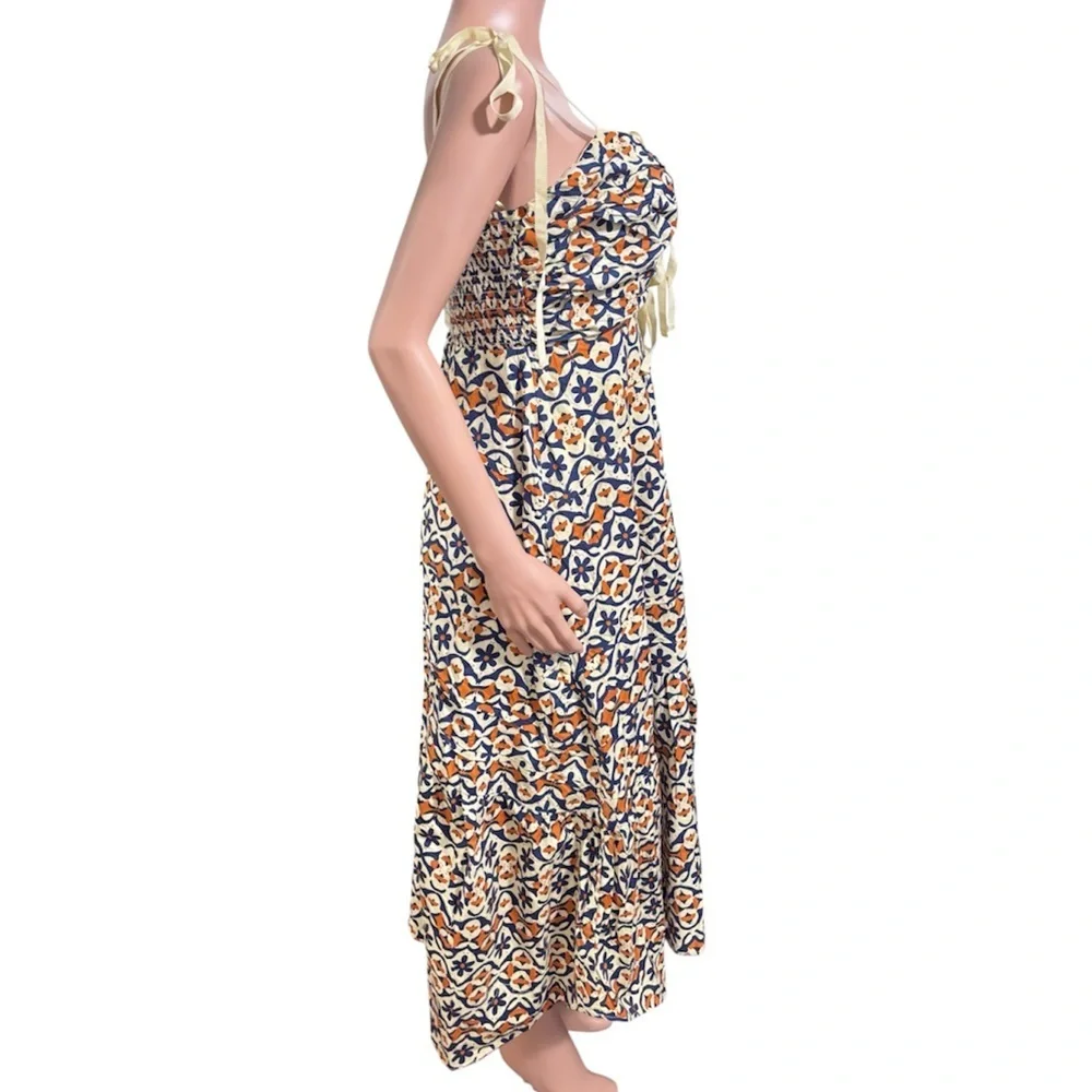 NWT FREE PEOPLE Women’s Palma Printed Midi Dress